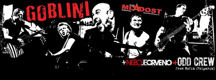 VEČERAS “GOBLINI” U SUBOTIČKOM KLUBU “MLADOST”