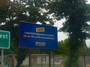 madjarska bilbordi izbeglice