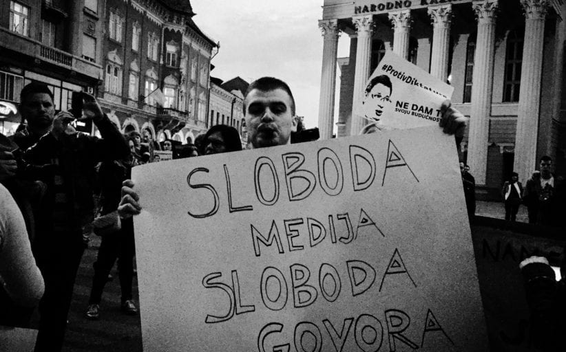 protesti su mediji