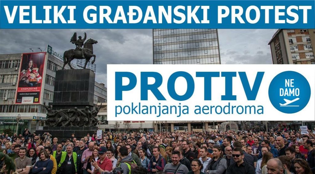 SUTRA GRAĐANSKI PROTEST: IŠ IZ NIŠ
