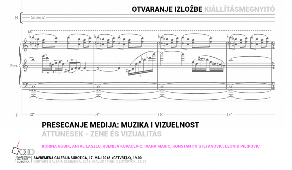 IZLOŽBA “PRESECANJE MEDIJA: MUZIKA I VIZUELNOST” OD 17. MAJA U SAVREMENOJ GALERIJI SUBOTICA