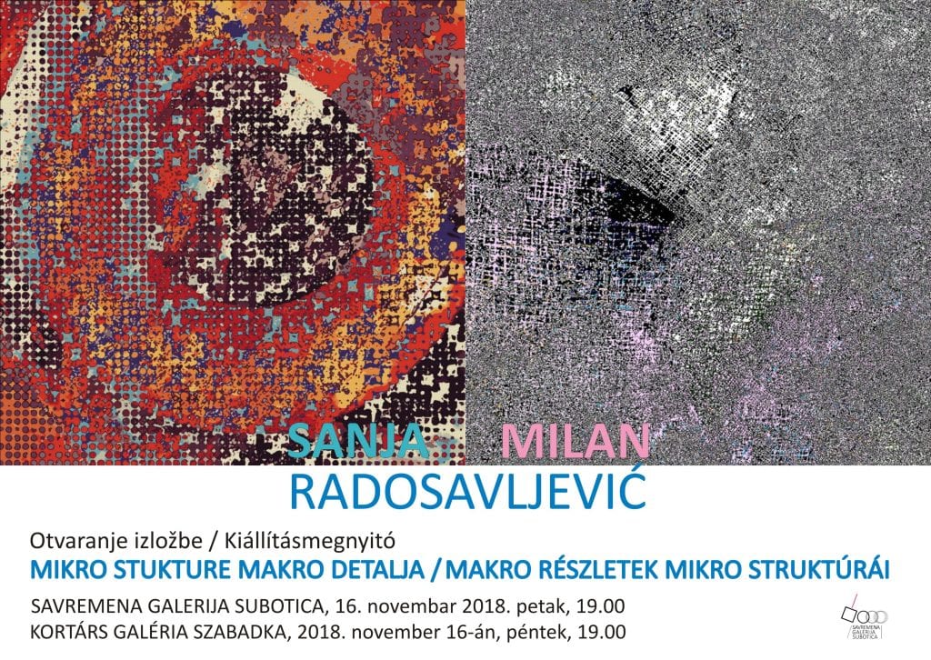 SGSU: IZLOŽBA SANJE I MILANA RADOSAVLJEVIĆA – MIKRO STRUKTURE MAKRO DETALJA