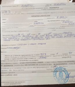 prekrsajna prijava protesti