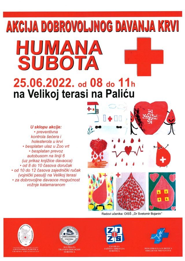 Akcija dobrovoljnog davanja krvi na Paliću