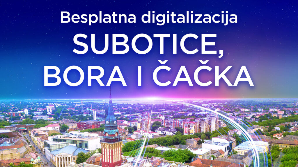 SBB započeo digitalizaciju Subotice: Projekat GIGA Srbija se nastavlja