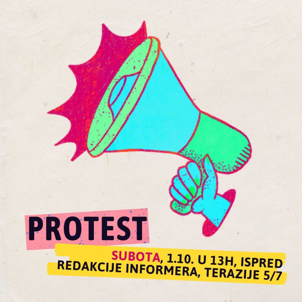 Ženska solidarnost pozvala na protest ispred “Informera” u subotu