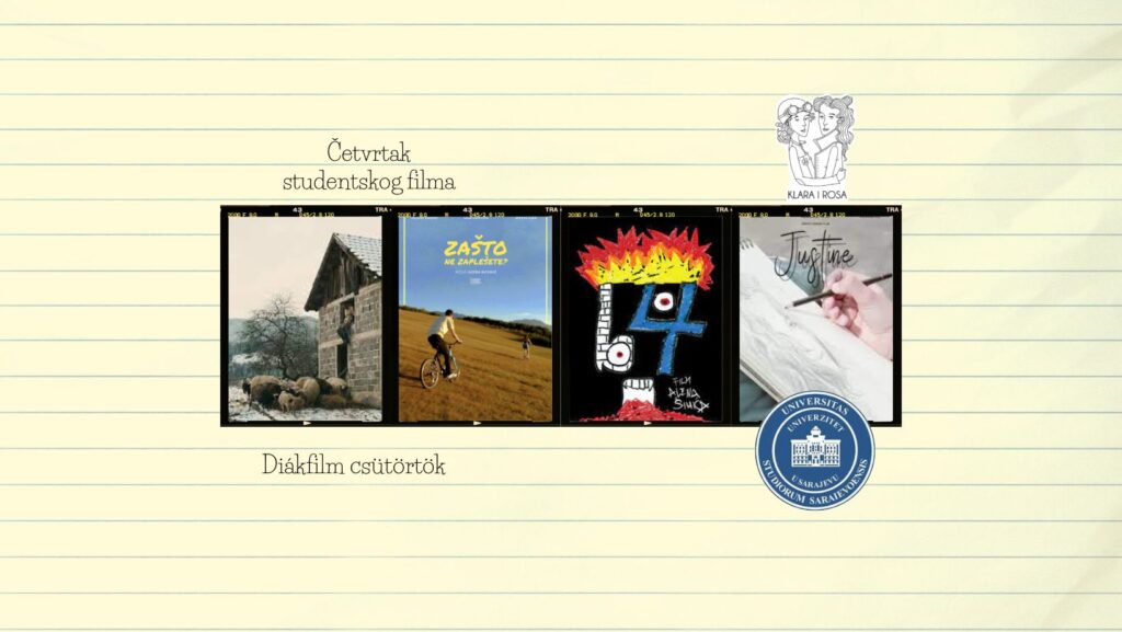 Filmovi studenata sarajevske Akademije scenskih umjetnosti ovog četvrtka u novom prostoru “Klare i Rose”