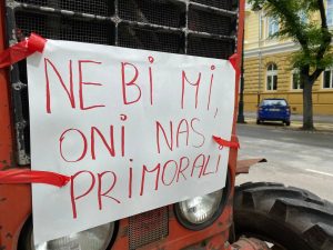 blokada protest poljoprivrednika