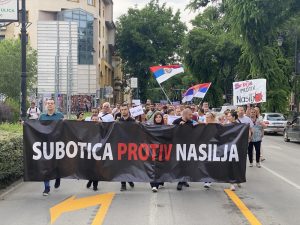 Protest Subotica protiv nasilja