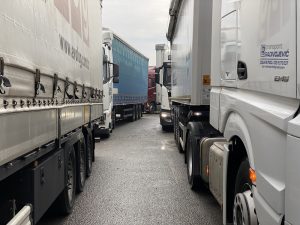 protest kamioni granica Kelebija