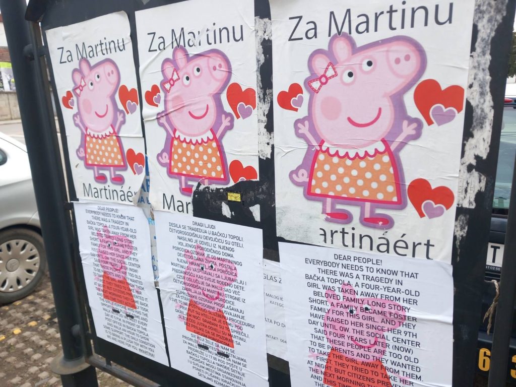 Neformalna grupa građana “Za Martinu – Martináért” najavljuje novi protestni skup u Bačkoj Topoli