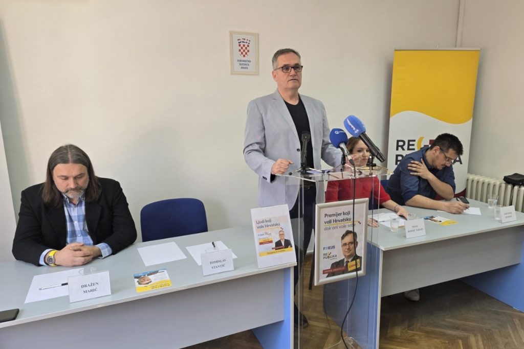 Lista koalicije „Fokus – Republika“ za parlamentarne izbore za Sabor Hrvatske ima devet kandidata iz Srbije