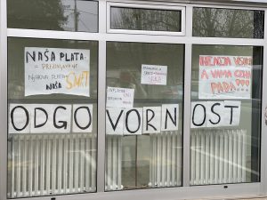 Blokada Ekonomskog fakulteta studenti