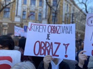 protest studenti Gimnazija