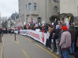 protest Budimpesta studenti