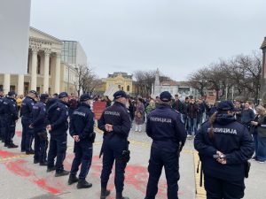protest sns studenti policija