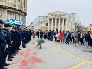 protest sns studenti policija
