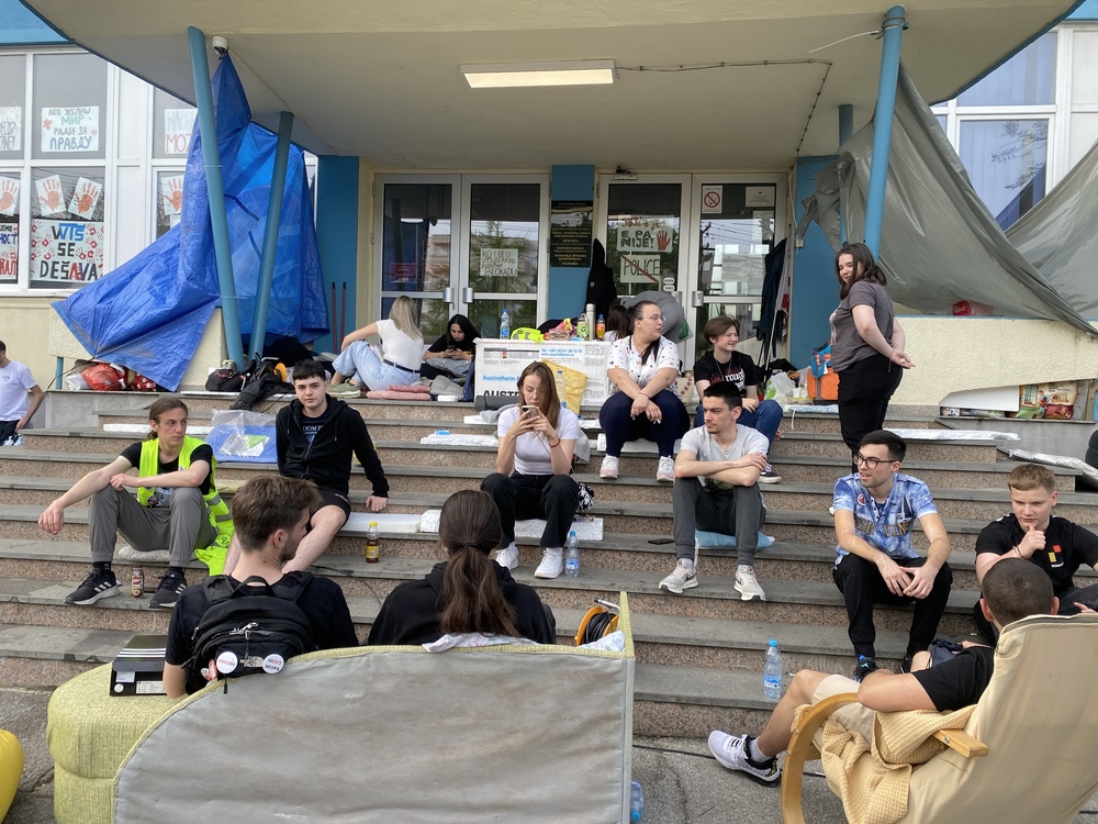 Grupa studenata na javnom plenumu izglasala fizičku blokadu VTŠ-a na još 24 sata