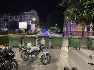 protest studenti kontejneri