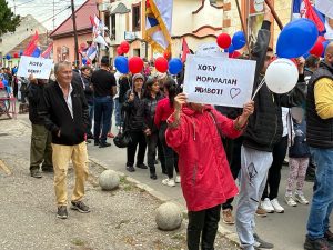 SNS Backa Topola protest