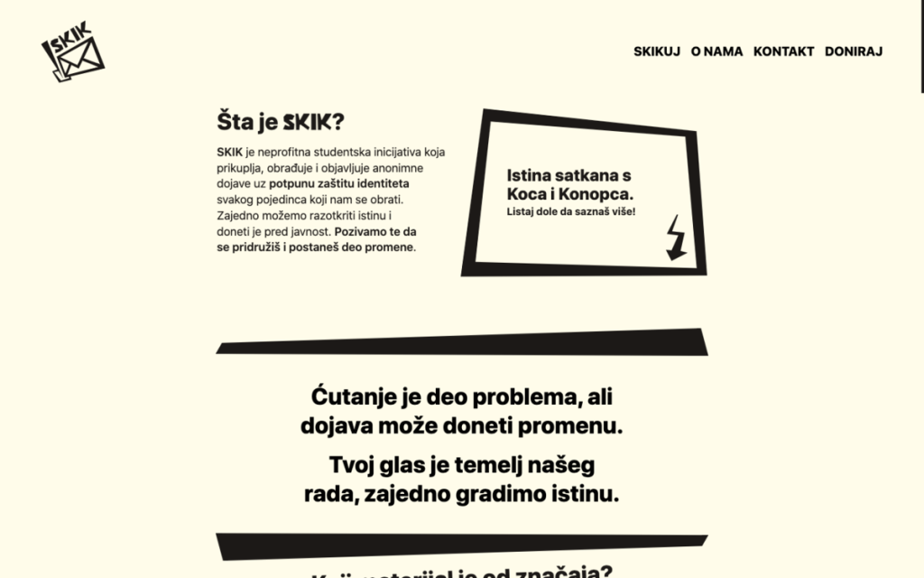 Pokrenuta studentska inicijativa SKIK: Platforma za uzbunjivače i borbu protiv medijskih manipulacija