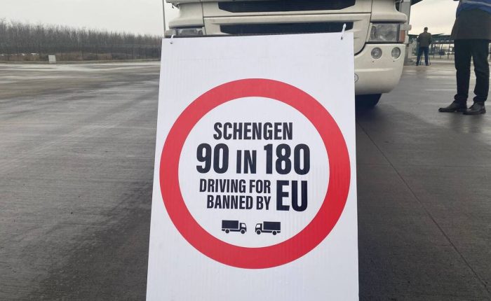 kamiondzije protest sengen EU